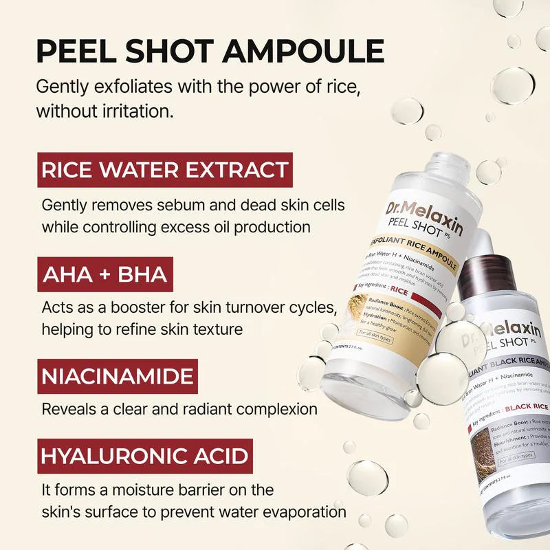 Clearskin™ Peel Shot Glow White Rice Peeling Ampoule